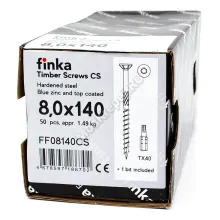 Конструкционные саморезы Finka Timber Screws CS 8,0x140 (50шт.)