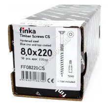Конструкционные саморезы Finka Timber Screws CS 8,0x220 (50шт.)
