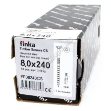 Конструкционные саморезы Finka Timber Screws CS 8,0x240 (50шт.)