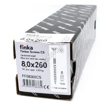 Конструкционные саморезы Finka Timber Screws CS 8,0x260 (50шт.)
