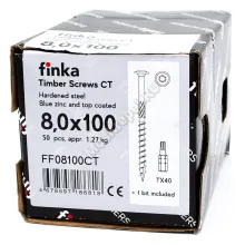Саморез конструкционный тарельчатый Finka Timber Screws CT 8x100 (50шт)