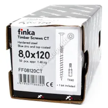 Саморез конструкционный тарельчатый Finka Timber Screws CT 8x120 (50шт)