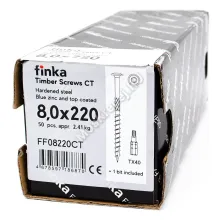 Саморез конструкционный тарельчатый Finka Timber Screws CT 8x220 (50шт)