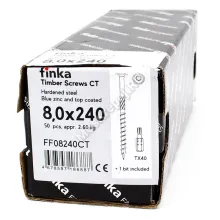 Саморез конструкционный тарельчатый Finka Timber Screws CT 8x240 (50шт)
