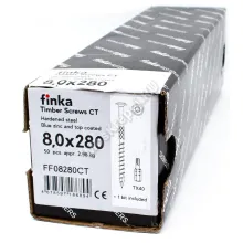 Саморез конструкционный тарельчатый Finka Timber Screws CT 8x280 (50шт)