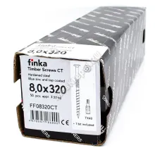 Саморез конструкционный тарельчатый Finka Timber Screws CT 8x320 (50шт)