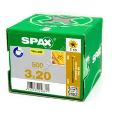 Саморезы SPAX 3x20 для паркета и инженерной доски (500 шт. + бита)