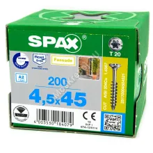 Саморез для фасадной доски SPAX 4.5x45 из нержавейки