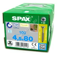 Саморез для фасадной доски SPAX 4.5x80 из нержавейки