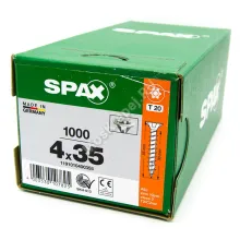 Саморез SPAX 4x35 универсальный, полная резьба (1000 шт.)