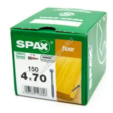 Саморезы SPAX 4x70 для пола (150 шт. + бита)