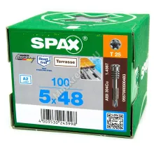 Саморезы SPAX D 5x48 флюгель из нержавейки (100 шт.)