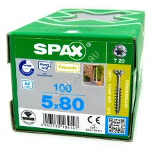 Саморез SPAX 5x80 для фасадной доски из нержавейки