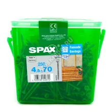 Саморез SPAX 4.5x70 для фасадной доски из нержавейки (250 шт.)