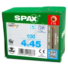 Саморез SPAX 4x45 малая головка antic для фасадной доски из нержавейки (100 шт.)