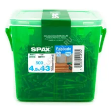 Саморез для фасадной доски SPAX 4.5x43 (500 шт.) из нержавейки