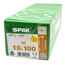 Конструкционные саморезы SPAX 10x100 тарельчатая головка (50шт.)
