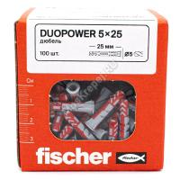 Дюбель Fischer DUOPOWER 5x25 универсальный (100 шт.)