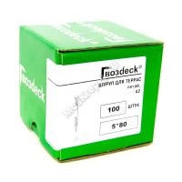 Саморезы ГвозDECK для террасной доски 5x80 из нержавейки (100 шт.)