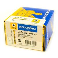 Саморезы rusconnect 3.2x25 для пола и паркета (500 шт.)