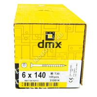 Саморез конструкционный с потайной головкой Domax 6x140 (100шт.)
